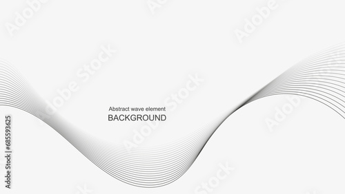 Abstract design smooth wave line background, vector illustration dynamic motion flow graphic. motion light shape curve. banner template cover wavy.