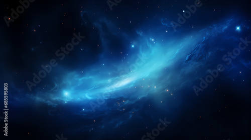 Blue spiral galaxy background,PPT background photo