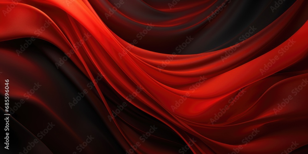 Banner c smooth abstract movement of red silk, neural network hint Banner c smooth abstract movement of red silk, neural network hint