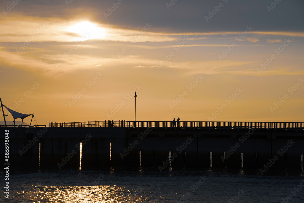 Obraz premium 桟橋の風景