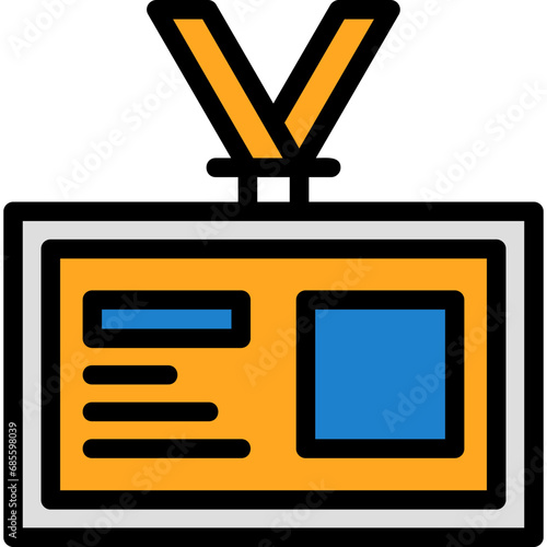 Attendee badge Icon