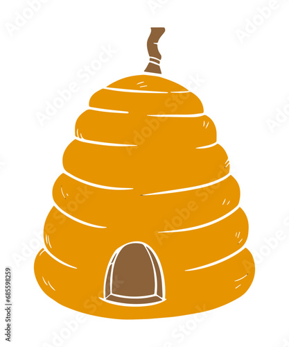 Bee and Beekeeper Vector for Beekeeping