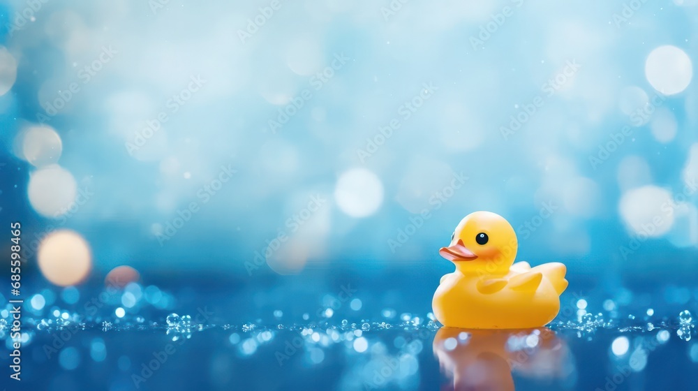 Rubber Ducky in Bokeh Effects Rubber Ducky in Bokeh Effects