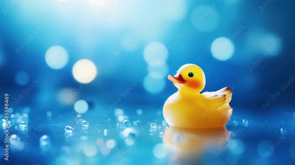 Rubber Ducky in Bokeh Effects Rubber Ducky in Bokeh Effects