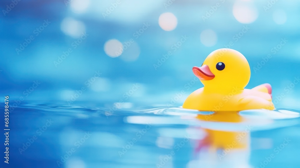 Rubber Ducky in Bokeh Effects Rubber Ducky in Bokeh Effects