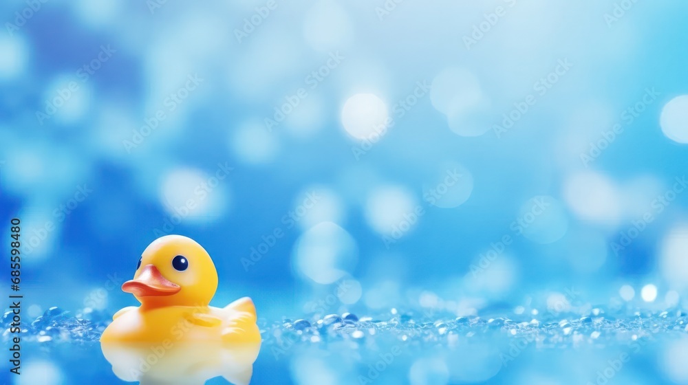 Rubber Ducky in Bokeh Effects Rubber Ducky in Bokeh Effects