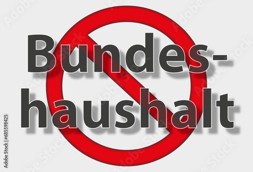 Sperre Bundeshaushalt