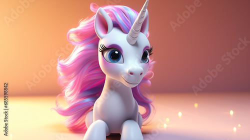 A cute unicorn