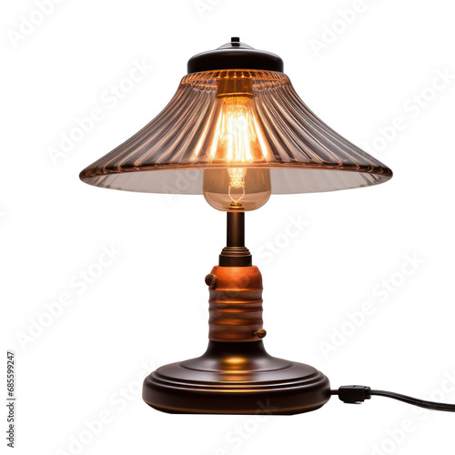 Beautiful lamp,modean lamp isolated on transparent background,transparency 