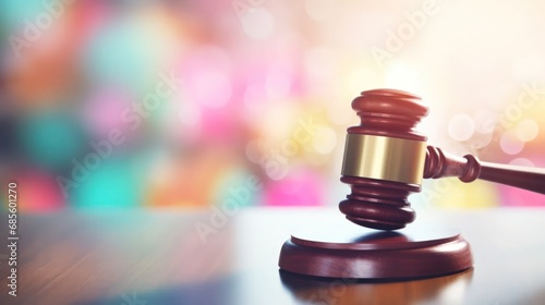 Gavel in Bokeh Effects