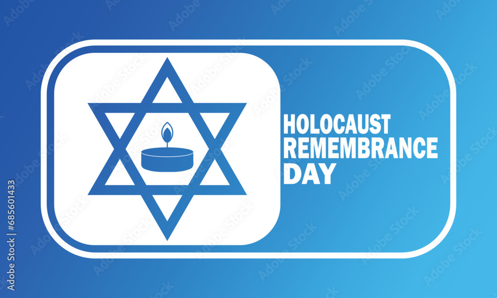 Holocaust Remembrance Day .Vector illustration. Modern Background for poster, banner, greeting card. Holocaust Remembrance Day .Vector illustration. Modern Background for poster, banner, greeting card.