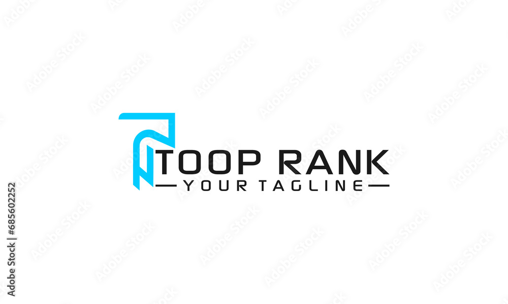 Initial letter t working diagonal shape logo design Initial letter t working diagonal shape logo design