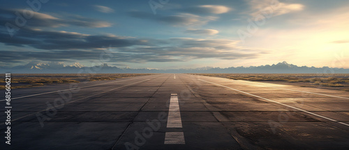 The road runway