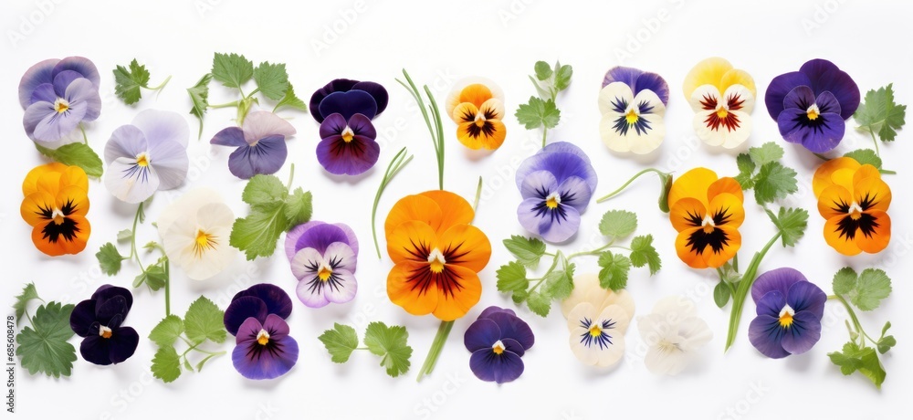 Top view of head shot flowers full depth of field on the photo. Big collection set of various colorful Flowers isolated on White Background.Studio shot perfectly retouched, Flat lay . Top view of head shot flowers full depth of field on the photo. Big collection set of various colorful Flowers isolated on White Background.Studio shot perfectly retouched, Flat lay .