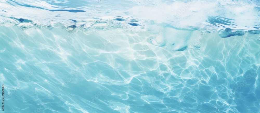 water wave underwater blue ocean swimming pool wide panorama background sandy sea bottom isolated on white background water wave underwater blue ocean swimming pool wide panorama background sandy sea bottom isolated on white background
