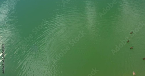 4k Drone Colorado Water Fountain 1/3