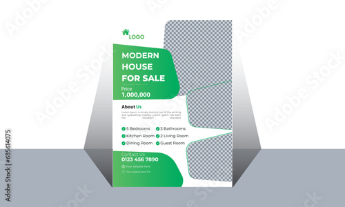 Real Estate Flyer design, poster, brochure, cover design layout