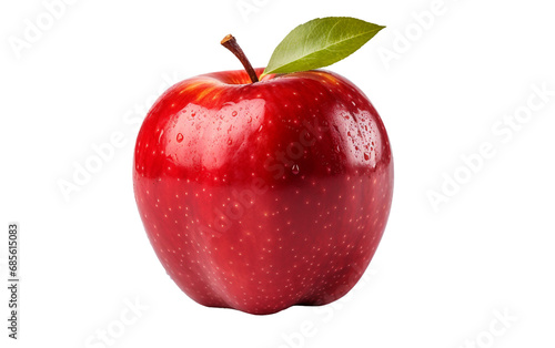 Red Apple On Transparent Background