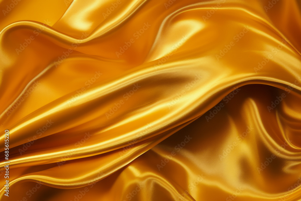 Obraz premium Imagen de tela dorada brillante con textura.