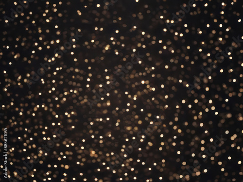Dark bokeh festive lights background generated by AI