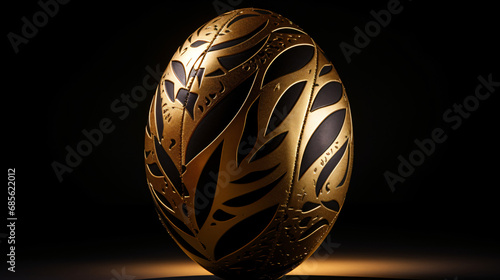 Golden rugby ball