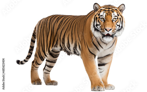 Tiger Portrait On Transparent Background