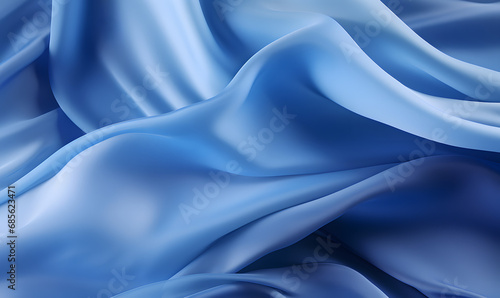 blue silk background, in the style of abstract naturalism