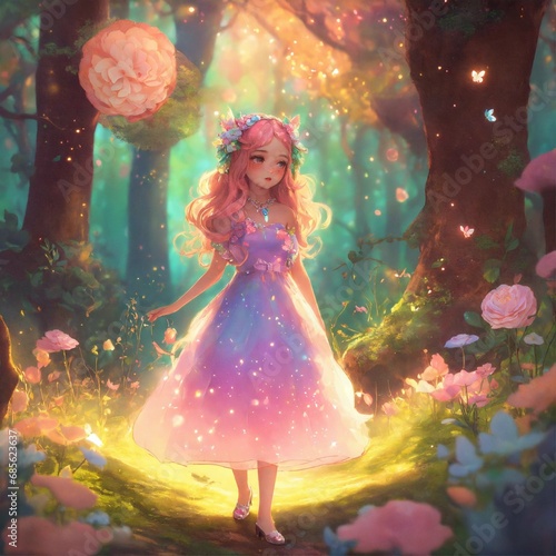 fairy with magic wand 