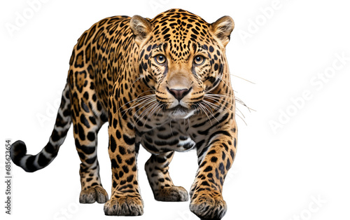 Jaguar Predator On Transparent Background