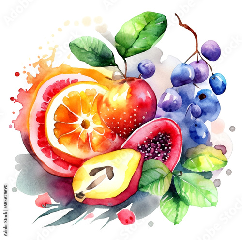 Owoce ilustracja
