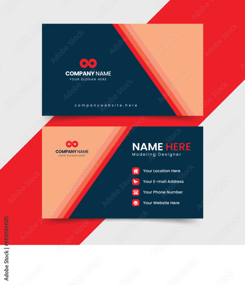 Artistic Executive Identity Business Card Artistic Executive Identity Business Card