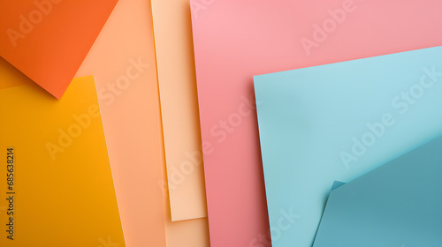 colorful paper sheets background