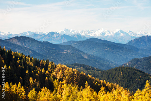 Austria,SalzburgerLand,Hohe Tauern Range in autumn photo