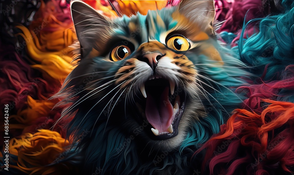 Ai splendidi gattini multicolori 04
