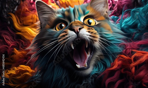 Ai splendidi gattini multicolori 04