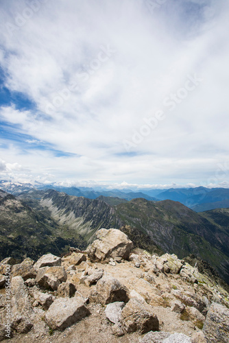 Summer landscape in Aiguestortes and Sant Maurici National Park, Spain