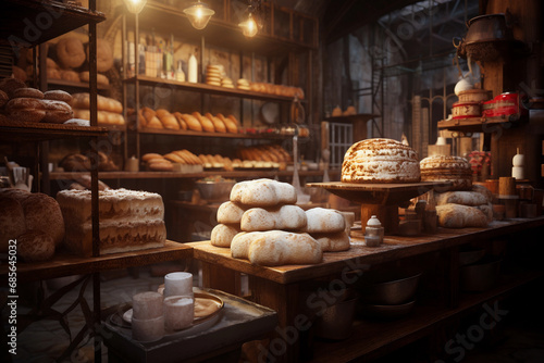 Old bakery shop photo