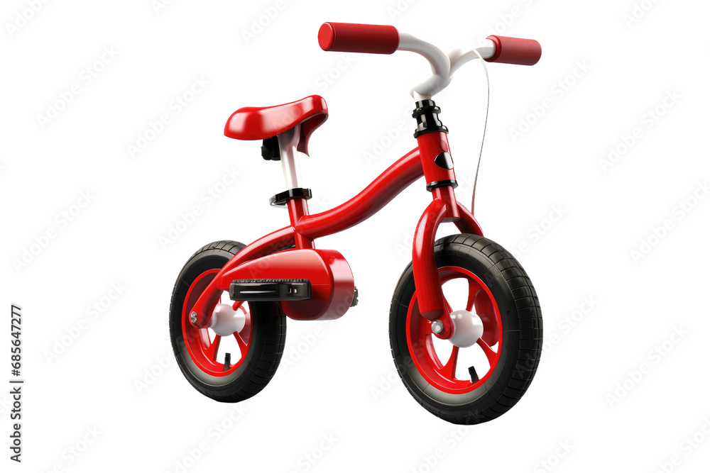 Versatile Joy Realistic Capture of Kids Tricycles isolated on transparent background