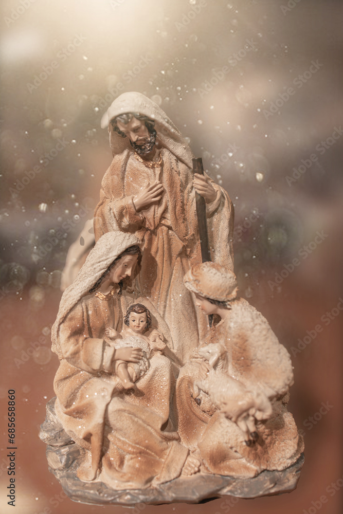 christmas nativity scene closeup christmas nativity scene closeup