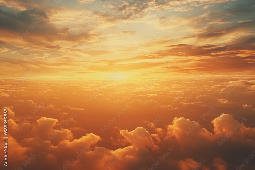 A captivating image of the sun setting over a breathtaking cloudy sky. Perfect for adding a touch of serenity and beauty to any project or design. A captivating image of the sun setting over a breathtaking cloudy sky. Perfect for adding a touch of serenity and beauty to any project or design.