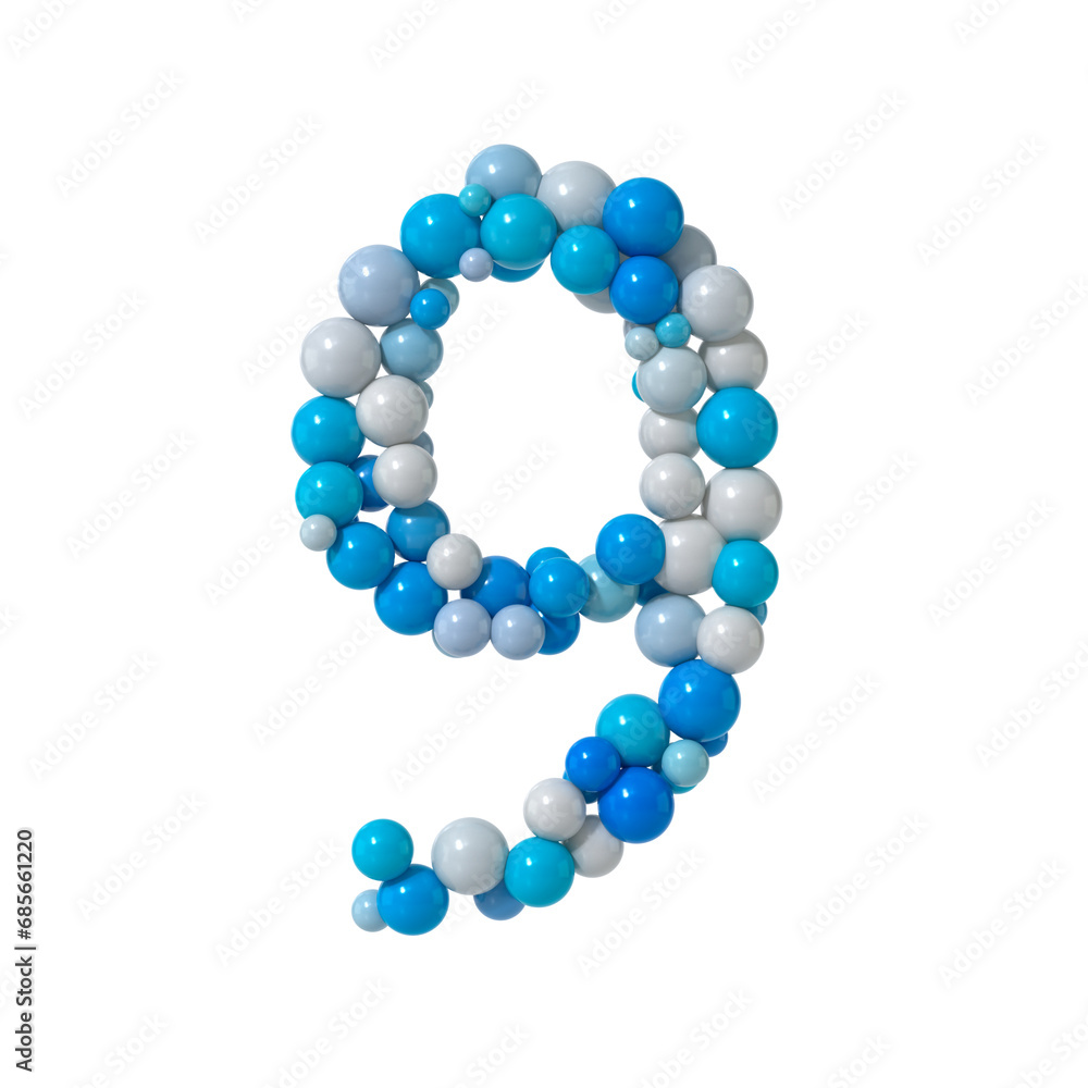 Multicolored Particle Sphere Style Alphabet Multicolored Particle Sphere Style Alphabet
