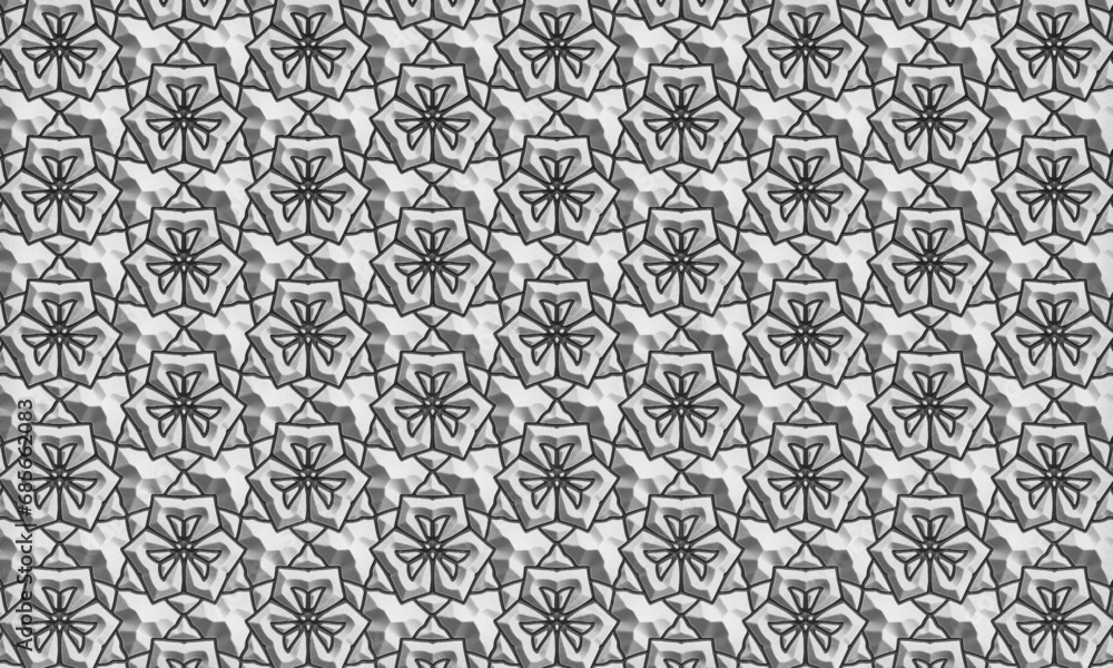 Fototapeta premium Geometry pattern background vector image.A symphony of shapes and colors that elevate designs with modern elegance and dynamic versatility.