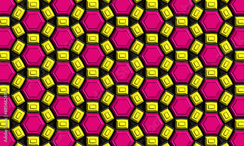 Geometry pattern background vector image.A symphony of shapes and colors that elevate designs with modern elegance and dynamic versatility.