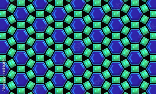 Geometry pattern background vector image.A symphony of shapes and colors that elevate designs with modern elegance and dynamic versatility.