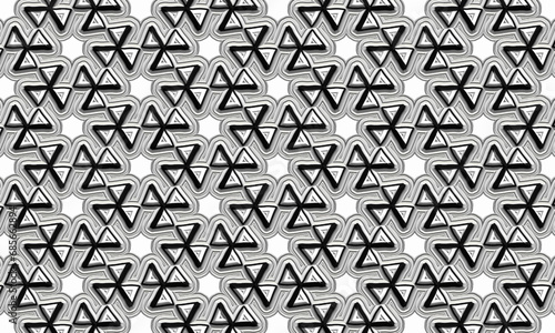 Geometry pattern background vector image.A symphony of shapes and colors that elevate designs with modern elegance and dynamic versatility.