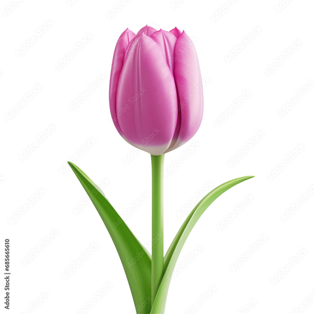 pink tulips isolated on transparent background cutout pink tulips isolated on transparent background cutout