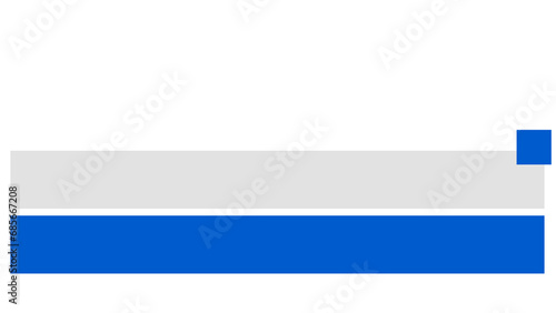 Simple and clean Neon lower third in alpha channel, transparent background. Easy to use