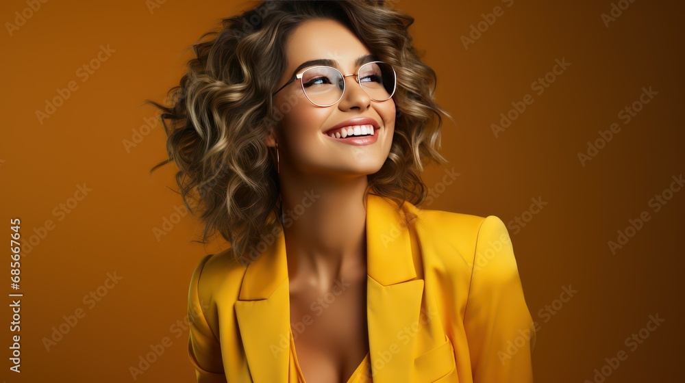 woman in sunglasses smiling face