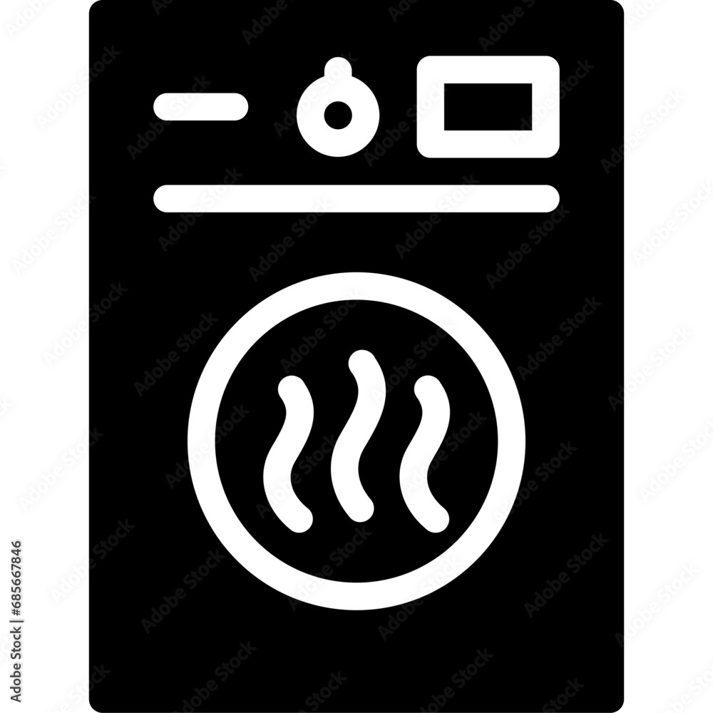 Washing Machine with Dryer Icon Washing Machine with Dryer Icon