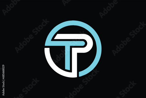 Letter TP, PT, P OR T logo icon design template elements. Usable for Branding, Business.